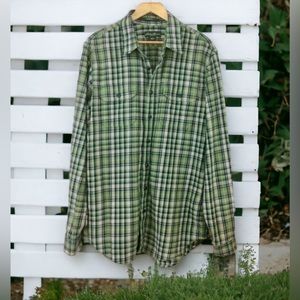 Eddie Bauer Flannel Button Dow…